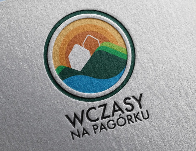 Projektowanie logo dla firm,  Logo domy wakacyjne nad morzem, logo firm - NaPagórku